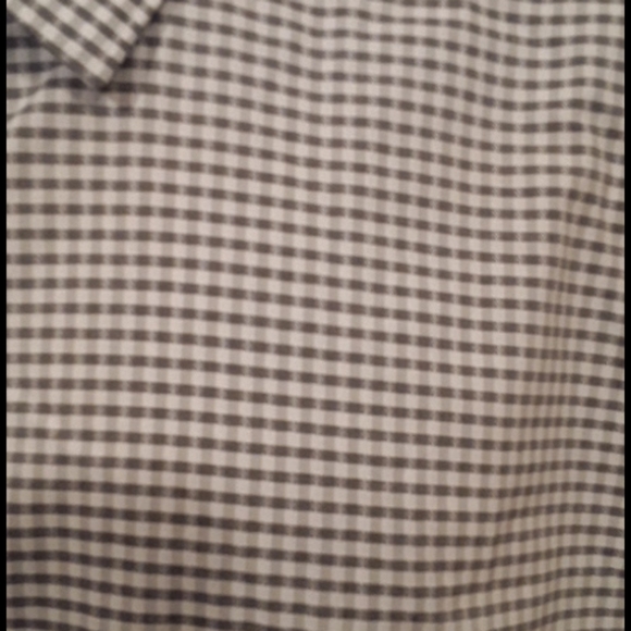 Mens Express Slim fit plaid dress shirt - Picture 3 of 5
